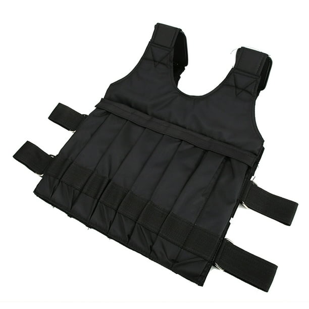 Training Exercise Waistcoat Details about   50kg /110lb Loading Adjustable Weighted Vest empty 